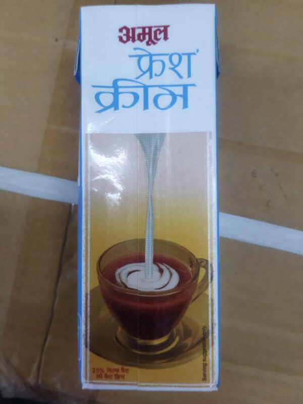 AMUL FRESH CREAM (32*250ML )68/- MRP